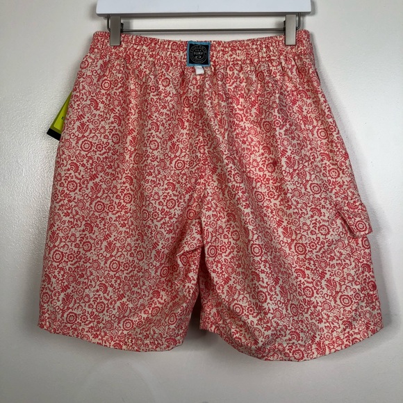 NWT Exist Swim Coral Printed Swim Trunks - Picture 5 of 6